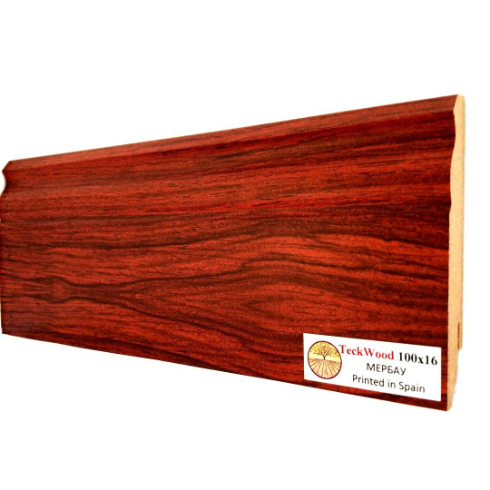 Плинтус TeckWood Цветной 100х16 Мербау (Merbau) - фото 2