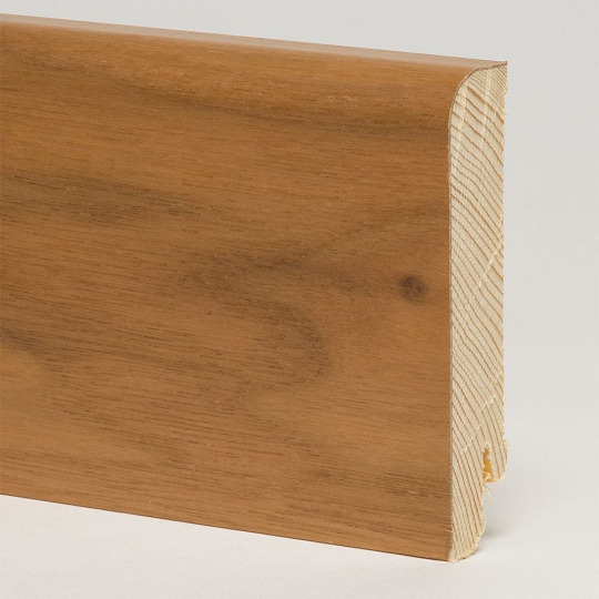 Плинтус Pedross 80х18 шпонированный - Орех американский - фото 1