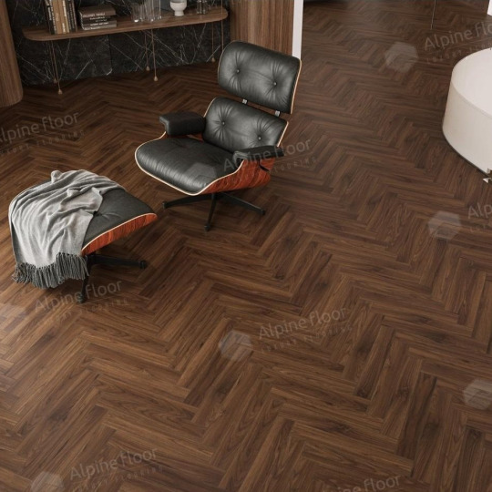 Ламинат Alpine Floor Herringbone 12 Herringbone 12 Орех Трентино LF105-12 - фото 3