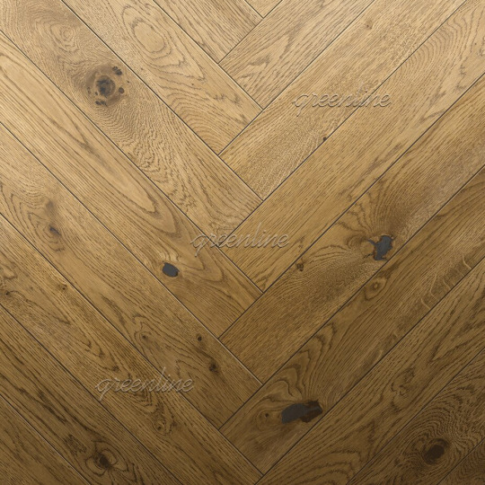 Паркет ёлка Greenline  141 Майорка Вилладж английская - фото 1