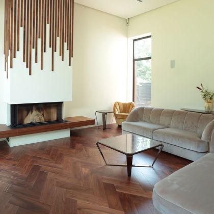 HM Flooring Итальянская ёлка Орех американский селект (Diamond)