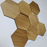Стеновые панели Mazarri Mazarri Дуб Гексагон Угол - 