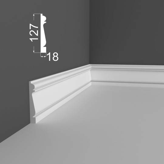 Плинтус Ликорн МДФ Грунтованный Р 25.127.18 - фото 3