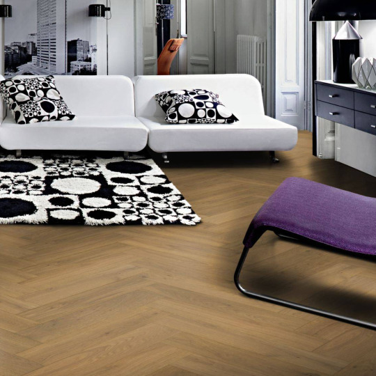 Паркет ёлка Kahrs Kahrs Дуб CD серое масло (Grey oil) - фото 2