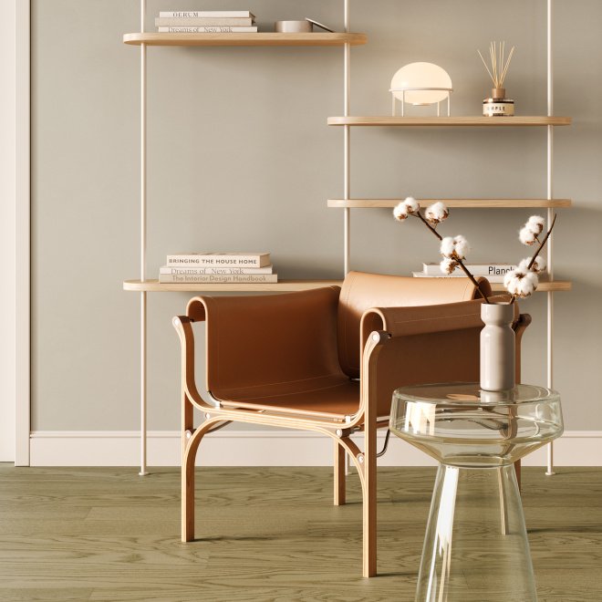 Кварц виниловый ламинат Quartz Parquet Классик 1258-55 Дуб Флэт Уайт - фото 3