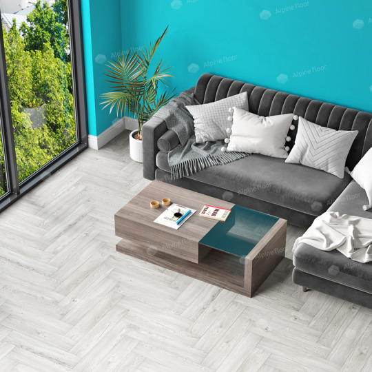 Кварц виниловый ламинат Alpine Floor Parquet LVT ECO 16-11 Снежный
- фото 4