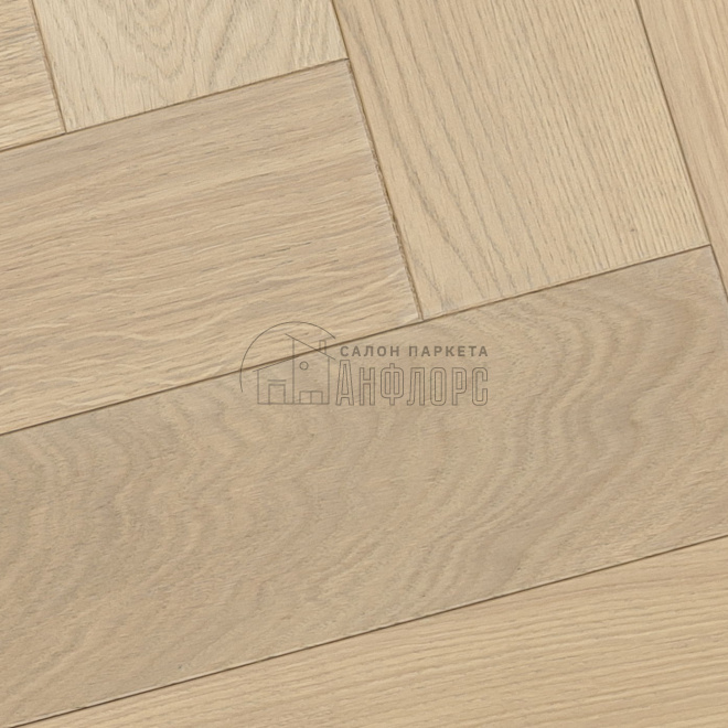 Паркет ёлка Brinel Английская ёлка Дуб Benefit Дуб Benefit 15х100х600 Прайм - фото 1