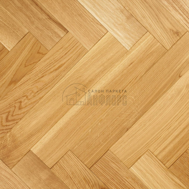 Паркет ёлка Golden Wood Дуб Шабли Дуб Шабли 14х100х600 Селект - фото 1