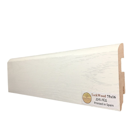 Плинтус TeckWood Цветной 100х16 Дуб Лёд - фото 1