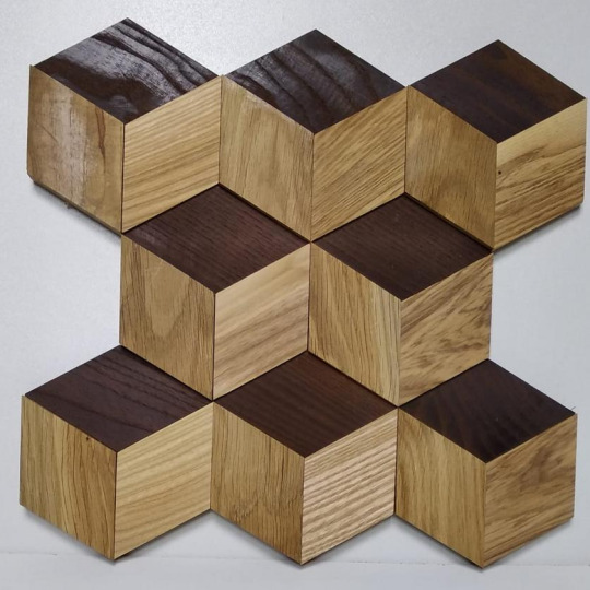 Стеновые панели Mazarri Mazarri Микс Соты (дуб, ясень, термодуб) - фото 2