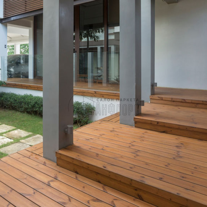 Террасная доска  Термососна палубная доска - фото 3