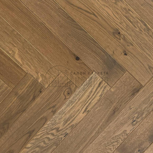 Паркет ёлка Golden Wood Дуб Порто - фото 1