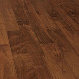 Инженерная доска Wood Bee Однополосная Американский орех 30% блеск - 