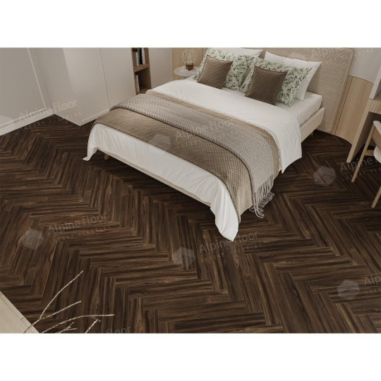 Ламинат Alpine Floor Herringbone 12 Herringbone 12 LF105-13 Орех Сицилия - фото 3