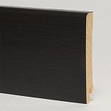 Плинтус Pedross 95x15 шпонированный - Чёрный матовый - 