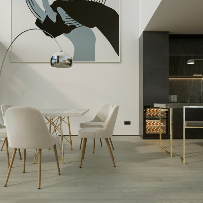 Кварц виниловый ламинат Quartz Parquet Классик 408 Дуб Песочный - фото 2