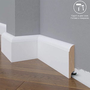 Плинтус Madest Decor  МДФ 30 22х120х2400 Грунтованный