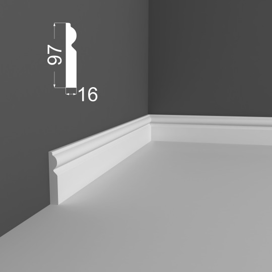 Плинтус Ликорн МДФ Грунтованный Р 9.97.16 - фото 3