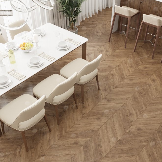 Кварц виниловый ламинат Alpine Floor Chevron Alpine ECO 18-10 Гевуина - фото 3