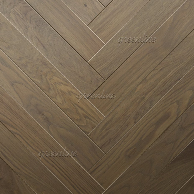 Паркет ёлка Greenline  710 Дуб Вулкано 710 Дуб Вулкано 11.2х127х510 - фото 1