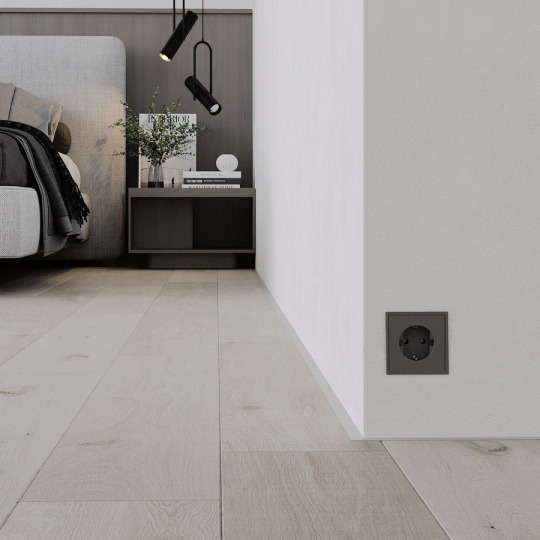 Микроплинтус Ликорн Скрытый С-05.25.2 Серебристый матовый анодированный - фото 4