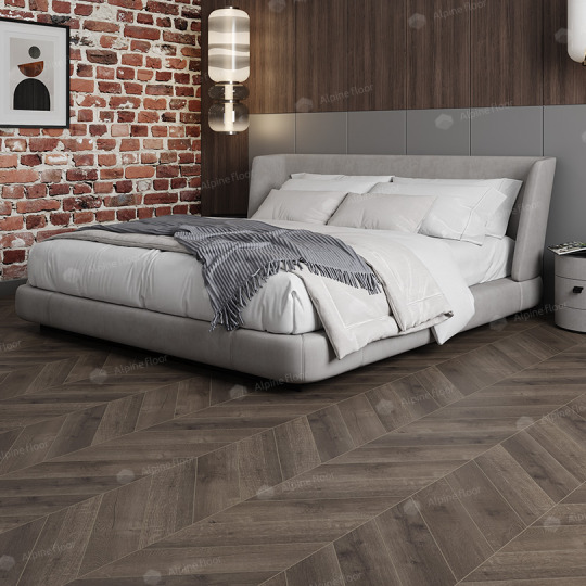 Кварцвиниловая плитка Alpine Floor Chevron Alpine LVT Дуб Антарес ECO 20-9
- фото 2