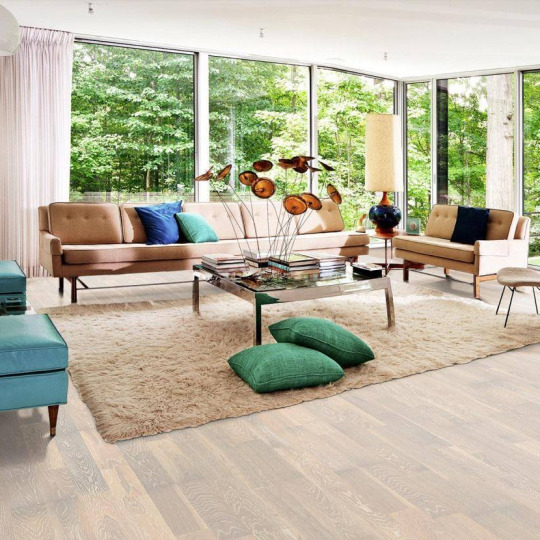 Паркетная доска Kahrs Дуб Сливки (Cream) - фото 7