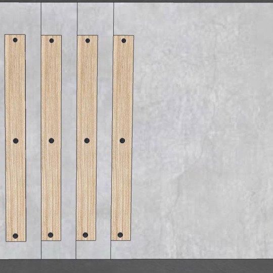 Лайтбрус Finitura Dekor 3-х сторонний шпонированный Орех - фото 7