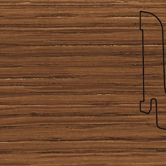 Плинтус Pedross 60х22 шпонированный - Дуб Коньяк - фото 1