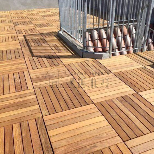 Террасная доска  Тик Модуль - фото 1