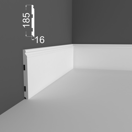 Плинтус Ликорн МДФ Грунтованный Р 19.185.16 - фото 3