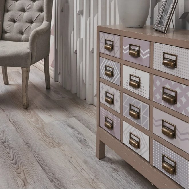 Кварц виниловый ламинат Vinilam Ceramo Wood 4949 Сосна Андер - фото 2