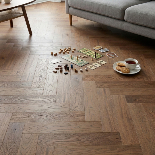 Паркет ёлка Auswood Auswood Oak Positano - фото 4