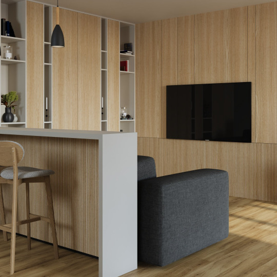 Стеновые панели Finitura Dekor шпонированные FD дуб шпонированные FD дуб 10х195х2750 - фото 3