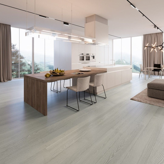 Паркетная доска Esta Parket 1-полосная доска 11166 Oak BC Dusky Grey White Pores
- фото 2