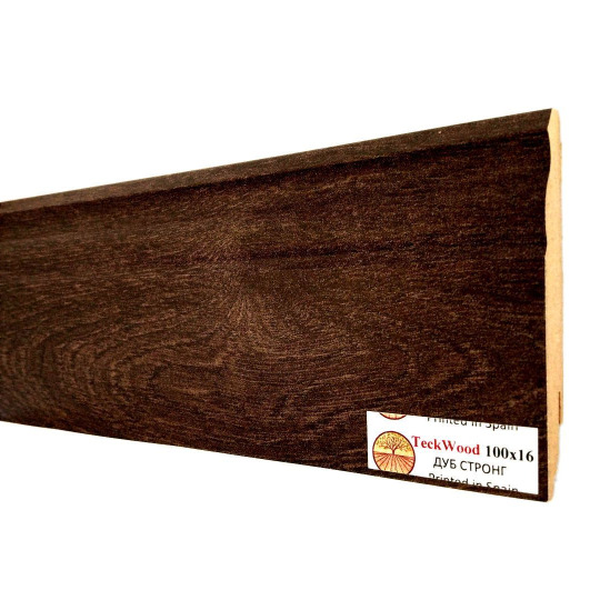 Плинтус TeckWood Цветной 100х16 Дуб Стронг (Oak Strong) - фото 2