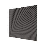 Стеновые панели Ликорн Круги Графит - 