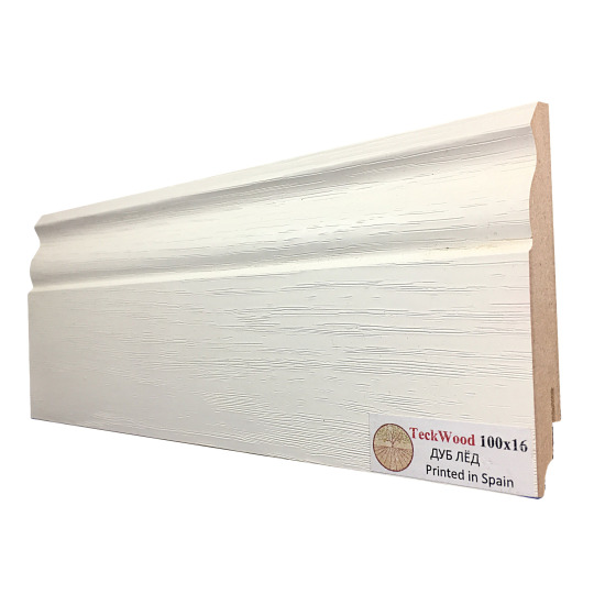 Плинтус TeckWood Цветной 100х16 Дуб Лёд - фото 2