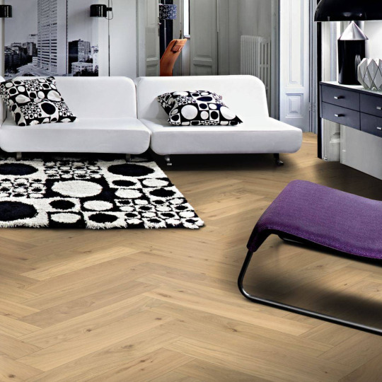 Паркетная доска Kahrs Дуб CC дымчатое белое масло (Dim White oil) - фото 2