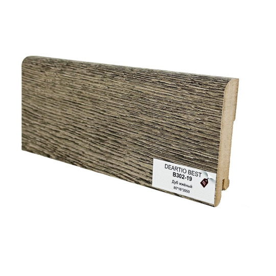 Плинтус DeArtio В302-19 Дуб жженый от 16 мм  - фото 1