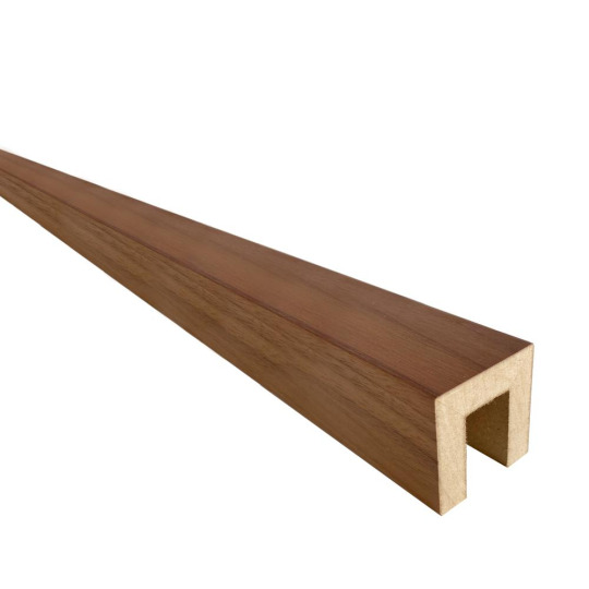 Лайтбрус Finitura Dekor 3-х сторонний шпонированный Орех - фото 1