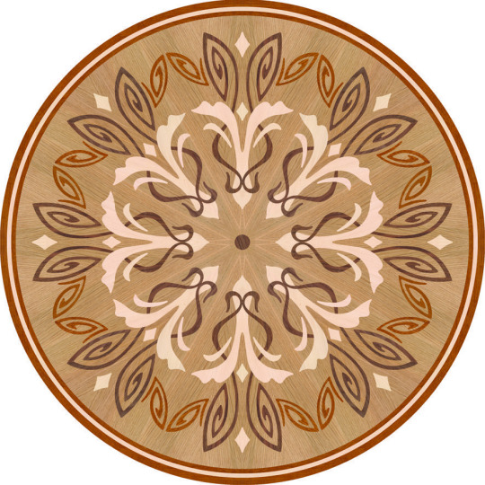 Художественный паркет Художественный паркет  Художественный паркет Р-025 (дуб радиал, мербау, орех, клен) - фото 1