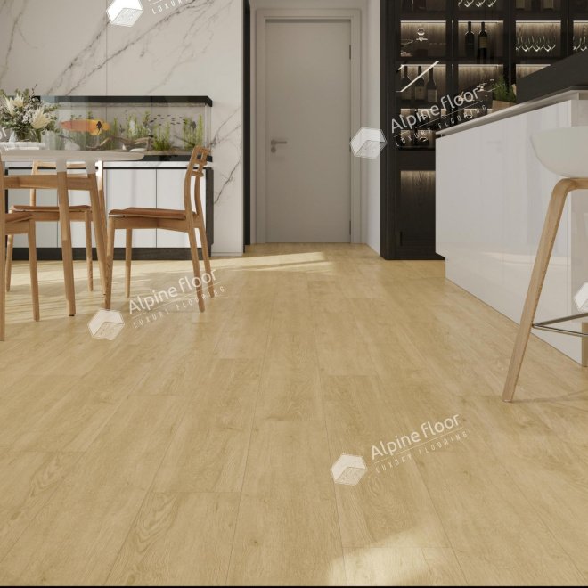Кварц виниловый ламинат Alpine Floor Ultra LVT ECO 5-23 Дуб Кремовый - фото 4