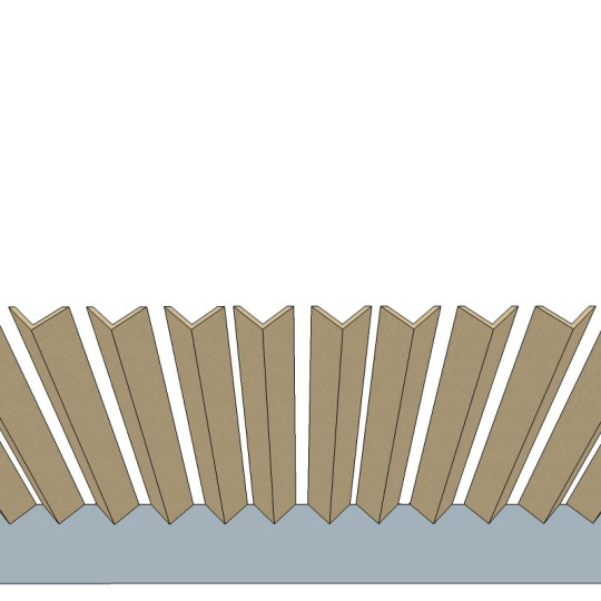 Лайтбрус Finitura Dekor 2-х сторонний шпонированный Дуб 2-х сторонний шпонированный Дуб 40х40х2800 Без покрытия - фото 3