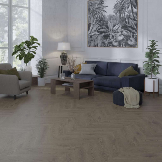 Паркет ёлка Esta Parket Chevron Indigo 15504 Oak CH Nova Elite Stavanger - фото 3