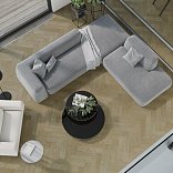 Кварц виниловый ламинат Quartz Parquet Английская ёлка 33-419 Дуб Карельский - 1