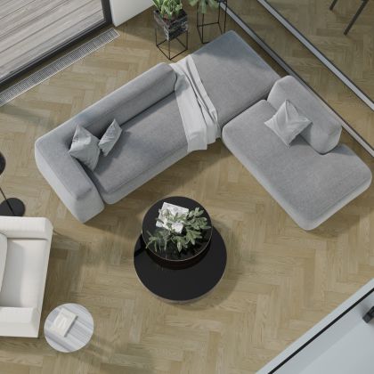 Кварц виниловый ламинат Quartz Parquet Английская ёлка 33-419 Дуб Карельский - Фото 2