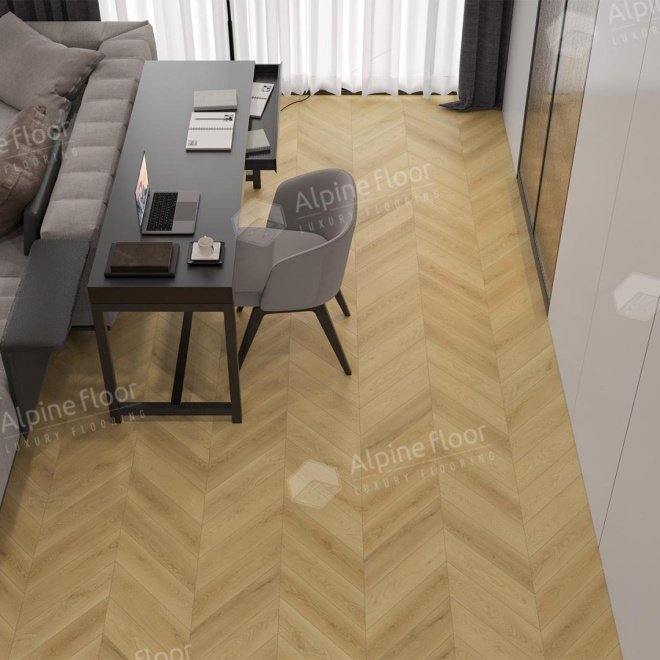 Ламинат Alpine Floor Chevron Art Chevron Art Alpine Floor Chevron Art Chevron Art LF109-03 Дуб Пиренеи - фото 2
