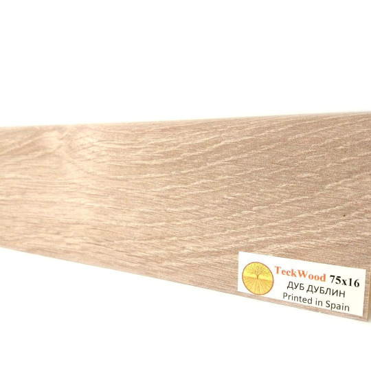 Плинтус TeckWood Цветной 100х16 Дуб Дублин (Oak Dublin) - фото 1
