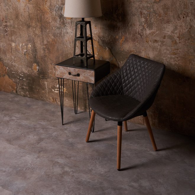 Кварц виниловый ламинат Vinilam Ceramo Stone 61606 Бетон - фото 17